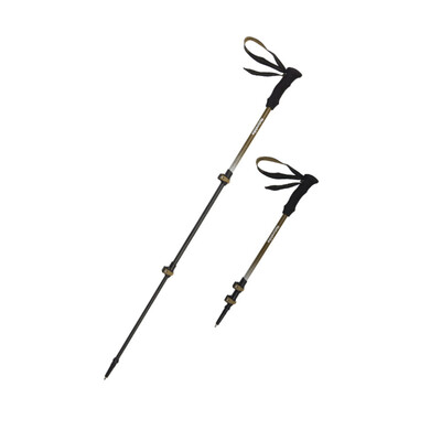 Трекинговая палка Naturehike Hoar Trek EXT1 CNK2300DS010, 57-120 см, алюминий, карбон, коричневая Изображение