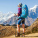Трекінгова палиця Naturehike ST07 карбон 115–135 см, блакитна Зображення