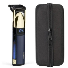 Тример BaByliss Super-X Metal Series Navy&Gold Edition для бороди, вусів і голови, сталь, 0.4–5 мм, LCD, акумулятор, синьо-золотий Тример BaByliss Super-X Metal Series Navy&Gold Edition для бороди, вусів і голови, сталь, 0.4–5 мм, LCD, акумулятор, синьо-золотий Зображення