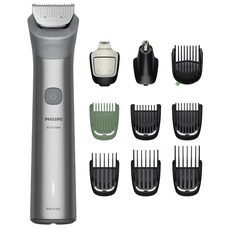 Триммер Philips Series 5000 MG5930/15, 10 насадок, сталь, светло-серый Изображение