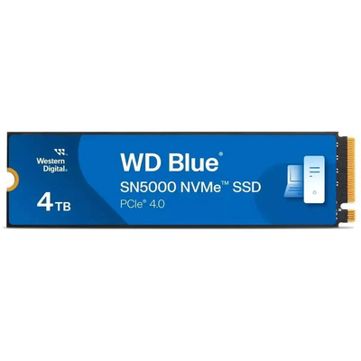 Твердотельный накопитель WD Blue SN5000 4TB M.2 PCIe Gen4 5500/5000 МБ/с Изображение