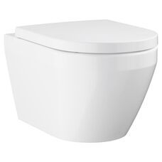 Унитаз Grohe Euro Ceramic подвесной, безободковый, гладкая керамика, альпийский белый Изображение