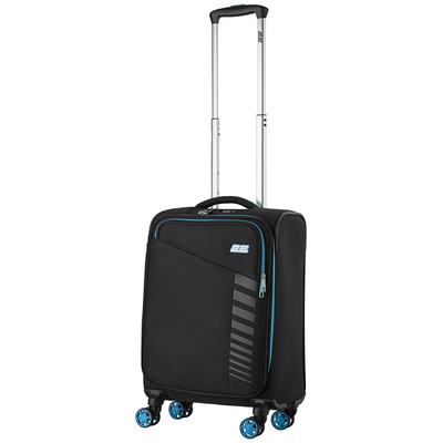 Валіза 2E Trek мала чорна поліестер 35л TSA 4 колеса Зображення