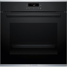 Встраиваемый духовой шкаф Bosch HBG272EB3, электрический, 71 л, черный, пиролиз, AutoPilot 10 Изображение