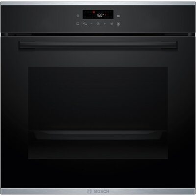 Встраиваемый духовой шкаф Bosch HBG272EB3, электрический, 71 л, черный, пиролиз, AutoPilot 10 Изображение
