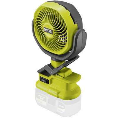 Вентилятор акумуляторний Ryobi RCF18-0 ONE+ 18В, 10 см, салатовий, осьовий Зображення