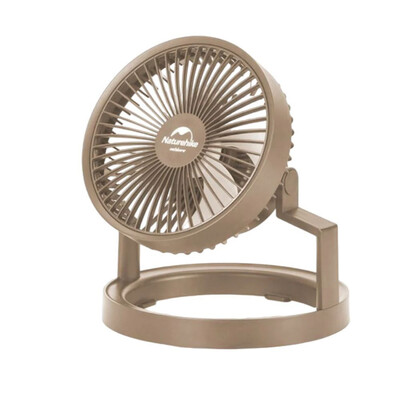 Вентилятор-лампа Naturehike NH21ZM003 8000 мА·год бежевий складаний Зображення