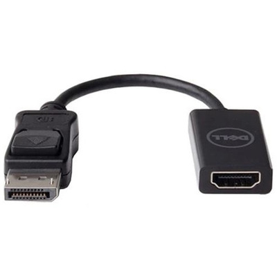 Відеоадаптер Dell DisplayPort to HDMI 2.0 4K, 60 Гц, чорний, Plug & Play, 30 г, гарантія 12 міс Зображення