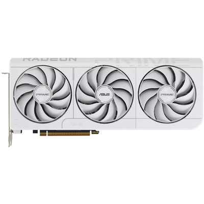 Відеокарта ASUS Radeon RX 9070 XT OC 16GB GDDR6 White три вентилятори Зображення
