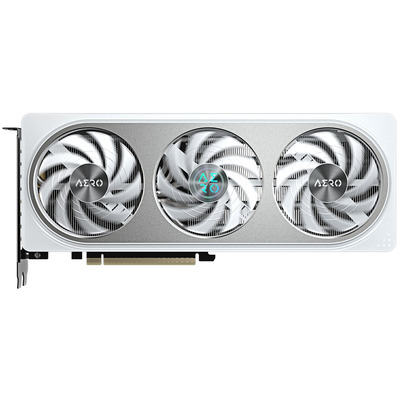 Відеокарта Gigabyte GeForce RTX 5060 Ti AERO OC 16 ГБ GDDR7 WINDFORCE біла Зображення