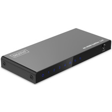 Відеосплітер Digitus DS-55337 HDMI 1x4, 4K, HDR, металевий корпус Зображення