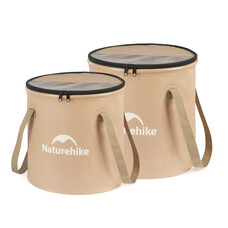 Відро Naturehike CNK2350CF010 складне, 20 л EVA, бежевий Зображення