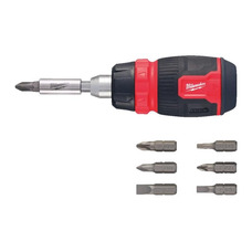 Викрутка Milwaukee стандартна з ергономічною ручкою та 8 насадками Зображення