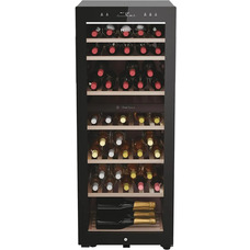 Винный холодильник Haier HWS77GDAU1, 77 бутылок, 2 зоны, черный Изображение