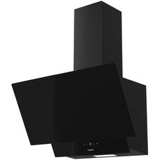Витяжка Cata Juno 6000 GBK похила настінна 60 см, 1000 м³/год, LED, чорне скло Зображення