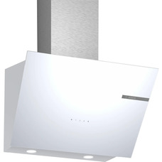Вытяжка наклонная Bosch DWK66PJ20T, 60 см, 700 м³/ч, белое стекло, сенсорное управление Изображение