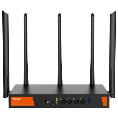 Wi-Fi маршрутизатор Tenda W30E Hotspot AX3000, 5 антен, 4x Gigabit порти, Wi-Fi 6 Зображення