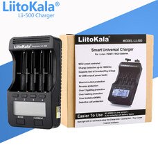 Зарядное устройство LiitoKala Lii-500 EU 4-канальное, LCD, Power Bank Изображение