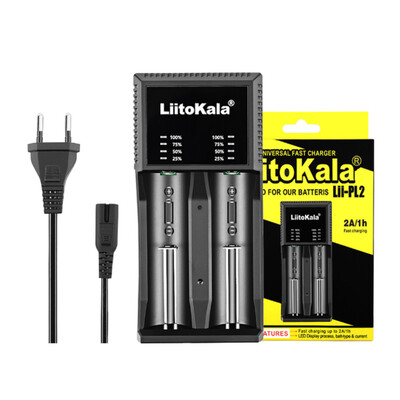 Зарядное устройство LiitoKala Lii-PL2 EU для 2 аккумуляторов, LED-индикация Изображение