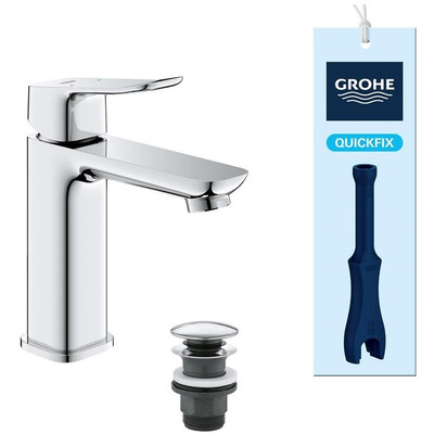 Змішувач для раковини Grohe QuickFix Dice M хром, одноважільний, 116 мм Зображення