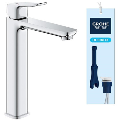 Смеситель для раковины Grohe QuickFix Dice XL хром, 1 рычаг, 161 мм излив Изображение