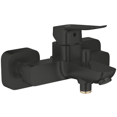 Змішувач для ванни Grohe QuickFix Dice Black, одноважельний, матовий чорний Зображення