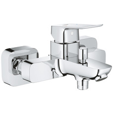 Смеситель для ванны Grohe QuickFix Dice однорычажный, хром, 167 мм Изображение