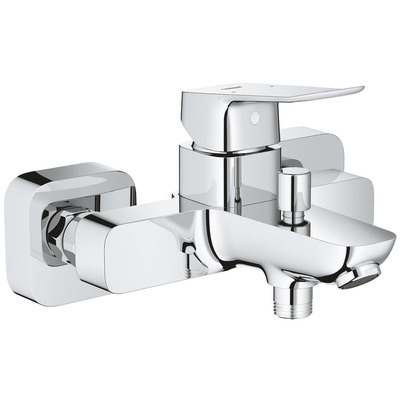 Змішувач для ванни Grohe QuickFix Dice одноважільний, хром, 167 мм Зображення