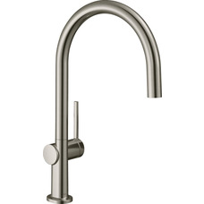 Змішувач Hansgrohe Talis M54 ComfortZone 220, нержавіюча сталь Зображення