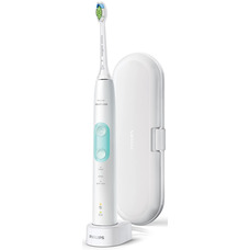 Электрическая зубная щетка Philips ProtectiveClean 5100, белая, 3 режима, кейс Электрическая зубная щетка Philips ProtectiveClean 5100, белая, 3 режима, кейс Изображение